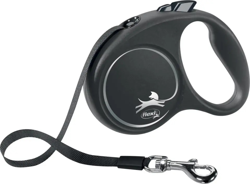 Flexi Black Design bånd L 5 meter 50 kg sort